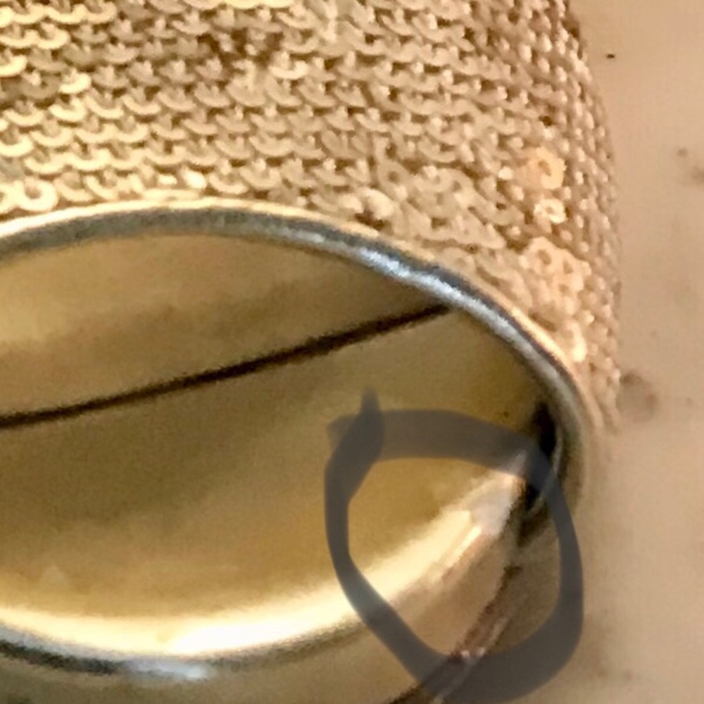 Guess Gold Sequins Peep Toe heels - Picture 8 of 8
